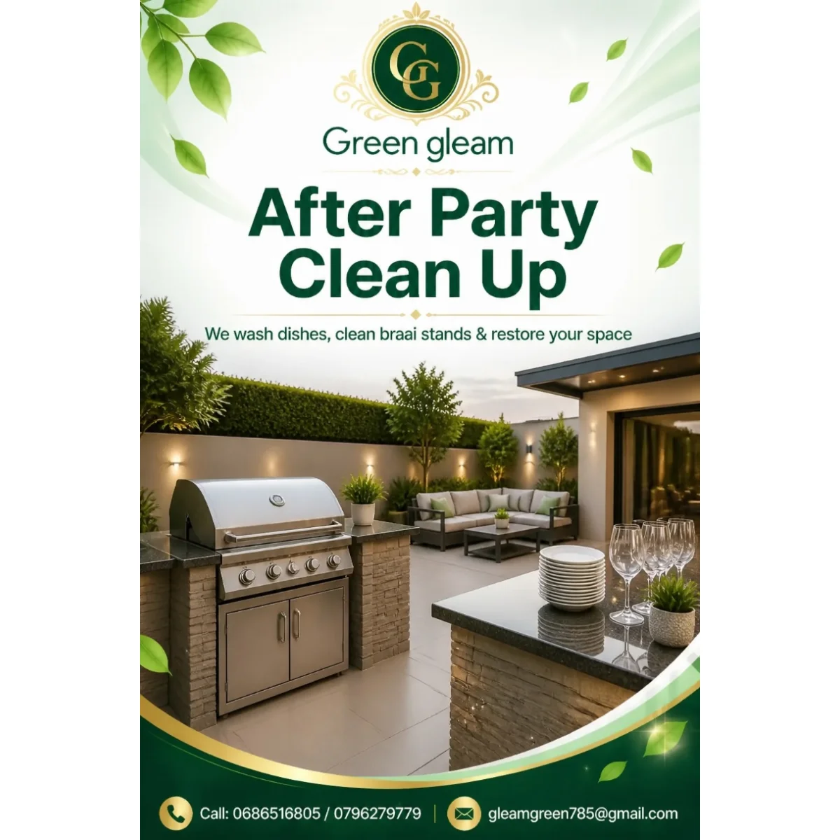 After party cleanup